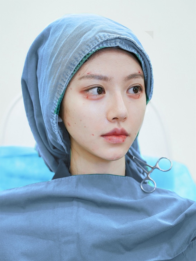 Historical facial lifting and Baby Face case 08
